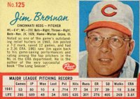 1962 Post Cereal #125 Jim Brosnan Baseball Card