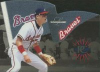 1996 Leaf Limited Pennant Craze #10 Chipper Jones Baseball Card