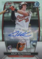 2023 Bowman Chrome National #6 Adley Rutschman Autograph Baseball Card