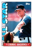 1990 Topps TV All-Stars #41 Craig Biggio Baseball Card