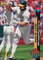 1993 Upper Deck #493 Mark McGwire Baseball Card