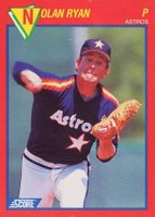 1989 Score Superstar #64 Nolan Ryan Baseball Card