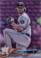 2018 Topps #443 Gerrit Cole Clear Baseball Card