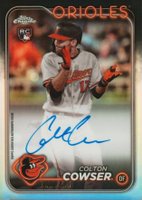 2024 Topps Chrome Rookie Autographs #RACC Colton Cowser Refractor Baseball Card