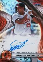 2024 Bowman's Best Best of 2024 Autographs #B24SB Samuel Basallo Refractor Baseball Card