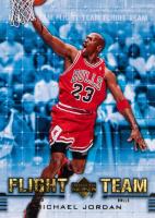 2006 Upper Deck Reserve Flight Team #FT-MJ Michael Jordan Gold Basketball Card