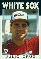 1986 Topps #14 Julio Cruz Baseball Card