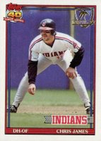 1991 Topps Desert Shield #494 Chris James Baseball Card