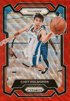 2023 Panini Prizm #115 Chet Holmgren Ruby Wave Basketball Card