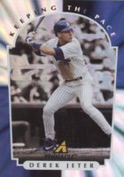 1997 New Pinnacle Keeping The Pace #9 Derek Jeter Baseball Card