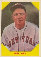 1960 Fleer Baseball Greats #36 Mel Ott Baseball Card