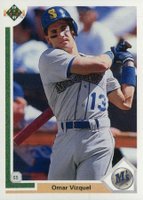 1991 Upper Deck #593 Omar Vizquel Baseball Card