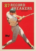 1988 Topps Tiffany #3 Mark McGwire No White Triangle Baseball Card