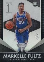 2017 Panini Chronicles #207 Markelle Fultz Titanium Rookies Drafted First Overall Basketball Card