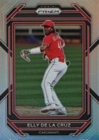 2023 Panini Prizm #92 Elly de La Cruz Silver Baseball Card