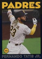 2021 Topps 1986 Topps Baseball 35th Anniversary #100 Fernando Tatis Jr. Blue Baseball Card
