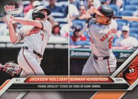2024 Topps Now #513 Gunnar Henderson/Jackson Holliday Baseball Card
