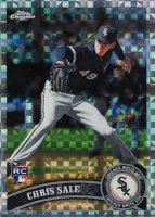 2011 Topps Chrome #205 Chris Sale X-Fractor Baseball Card