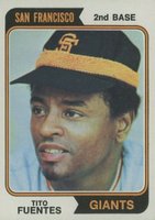 1974 Topps #305 Tito Fuentes Baseball Card