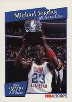 1991 Hoops All Star MVP's #IX Michael Jordan Basketball Card