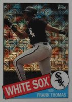 2020 Topps Silver Pack 1985 Chrome Promo #11 Frank Thomas Baseball Card