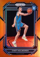 2022 Panini Prizm #266 Chet Holmgren Orange Prizm Basketball Card