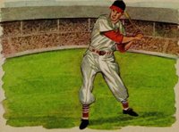 1965 Bancroft Tiddlers Giants of Sport II-Hand Cut #22 Mickey Mantle Matthews Back Baseball Card