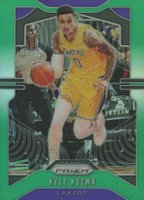 2019 Panini Prizm #130 Kyle Kuzma Green Prizm Basketball Card