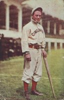1907 Morgan Stationery Red Belt Postcards # Huggins Second Baseman-Par Excellence Stadium in background Baseball Card