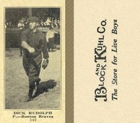 1916 Block & Kuhl (1916) #149 Dick Rudolph Baseball Card