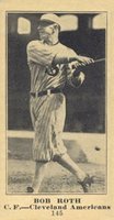 1916 Sporting News & Blank #145 Bob Roth Blank Back Baseball Card
