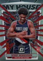 2023 Panini Donruss Optic My House #20 Scoot Henderson Holo Basketball Card
