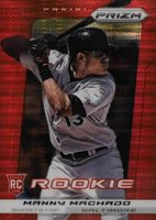 2013 Panini Prizm #233 Manny Machado Red Pulsar Baseball Card
