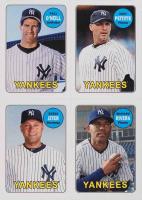 2013 Topps Archives 1969 4 in 1 Stickers #OPJR Andy Pettitte/Derek Jeter/Mariano Rivera/Paul O'Neill Baseball Card