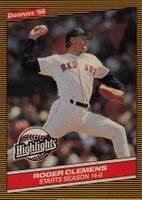 1986 Donruss Highlights #17 Roger Clemens 
