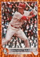 2022 Topps #58 Lars Nootbaar Orange Foilboard Baseball Card