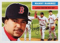 2005 Topps Heritage  #368 Manny Ramirez Baseball Card