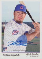 2016 Topps Archives Snapshots #KS Kyle Schwarber Autograph Baseball Card