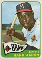 1965 O-Pee-Chee #170 Hank Aaron Baseball Card