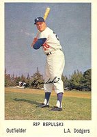 1960 Bell Brand Dodgers #5 Rip Repulski Baseball Card