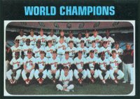 1971 Topps #1 World Champions Baltimore Orioles Baseball Card