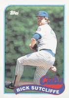 1989 Topps #520 Rick Sutcliffe Baseball Card