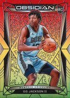 2023 Panini Obsidian #89 GG Jackson II Electric Etch Reggae Flood Basketball Card