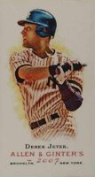 2007 Topps Allen & Ginter #150 Derek Jeter Mini Baseball Card