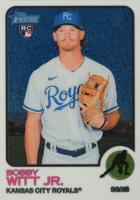 2022 Topps Heritage #520 Bobby Witt Jr. Chrome Baseball Card
