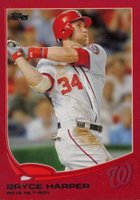 2013 Topps #369 Bryce Harper Target Red Border Baseball Card