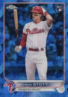 2022 Topps Chrome Update Sapphire Edition #224 Bryson Stott Baseball Card