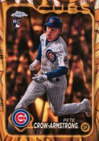 2024 Topps Gilded Collection #51 Pete Crow-Armstrong Gold Raywave Baseball Card