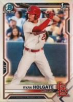 2021 Bowman Draft #BDC148 Ryan Holgate Chrome-Refractor Baseball Card