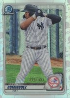 2020 Bowman Chrome Prospects #BCP243 Jasson Dominguez Refractor Baseball Card